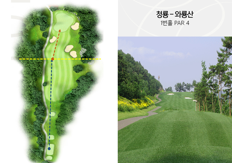 청룡코스 1홀